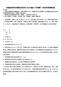 河南省郑州市郑州领航实验学校2023届高三下学期第一次质量检查物理试题