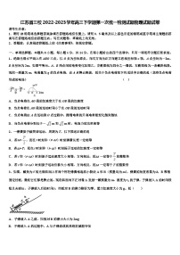 江苏省三校2022-2023学年高三下学期第一次统一检测试题物理试题试卷