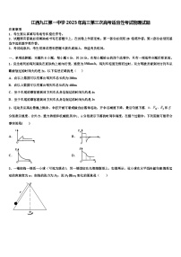 江西九江2023年高三第三次高考适应性考试物理试题