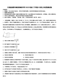 江西省宜春市靖安县靖安中学2023年高三下学期3月线上考试物理试题