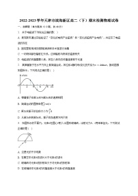 2022-2023学年天津市滨海新区高二（下）期末检测物理试卷（含解析）