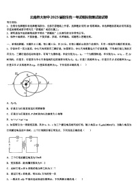 云南师大附中2023届招生统一考试模拟物理试题试卷