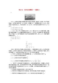 2024版新教材高考物理复习特训卷考点32机车启动模型