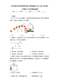 广西壮族自治区河池市河池八校同盟体2022-2023学年高一下学期5月月考物理试题（含解析）