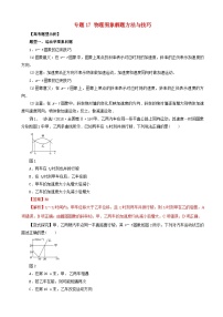 高考物理考纲解读与热点难点突破专题17物理图象解题方法与技巧 教学案