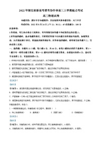 2022-2023学年湖北省新高考联考协作体高三上学期开学检测物理试题（解析版）