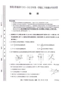 贵州省黔西南州望谟县普通高中2021-2022学年高二上学期期末考试物理试卷