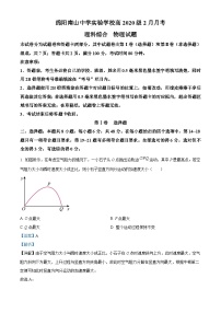 2022-2023学年四川省绵阳市南山中学实验学校高三下学期2月月考理综物理试题（解析版）