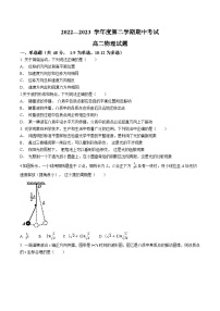 陕西省商洛市洛南中学2022-2023学年高二下学期4月期中物理试题