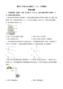 2023-2024学年重庆市第八中学高三上学期入学测试物理试题（解析版）