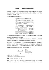 新高考物理二轮复习过关练习第1部分 专题2 微专题2　板块模型的综合分析 (含解析)