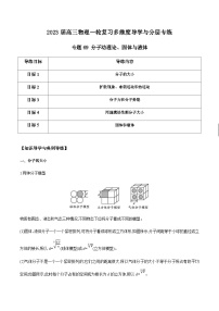 新高考物理一轮复习知识梳理+分层练习专题69 分子动理论、固体与液体（含解析）