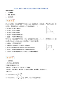 高考物理一轮复习过关训练考点26 热学——其他-备战2022年高考一轮复习考点微专题