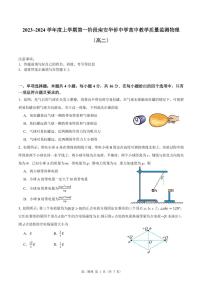 福建省南安市华侨中学2023-2024学年高二上学期10月月考物理试题（月考）