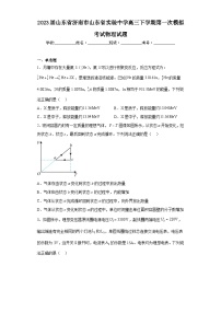 2023届山东省济南市山东省实验中学高三下学期第一次模拟考试物理试题