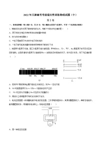 2022届天津高考考前适应性训练物理试题（十）