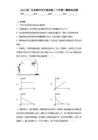 2023届广东省梅州市大埔县高三下学期三模物理试题