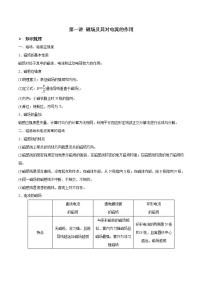 新高考物理一轮复习精讲精练第10章 磁场 第1讲 磁场及其对电流的作用（含解析）