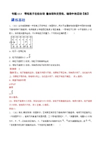 新高考物理一轮复习专题12.3　带电粒子在组合场 叠加场和交变电、磁场中的运动 精品练习（含解析）