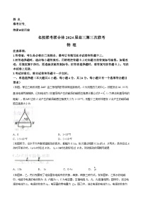 湖南省名校联考联合体2024届高三物理上学期第三次联考试卷（Word版附解析）