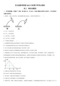 重庆市2023-2024学年高三开学考试 物理试题（含答案）