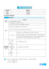 新高考物理一轮复习 力的合成与分解（学生版）_力的合成与分解（解析版）