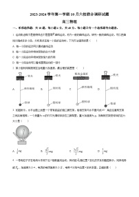 江苏省南京市六校联合体2023-2024学年高三上学期10月联合调研物理试题