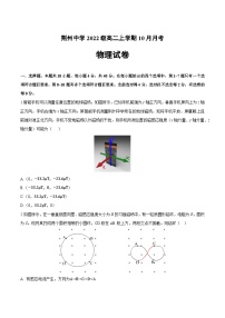 2024荆州中学高二上学期10月月考试题物理含解析