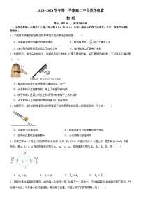 广东省广州市华南师范大学附属中学2023-2024学年高二上学期期中考试物理试题