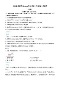 2024湖南省名校联考联合体高二上学期第二次联考（期中考试）物理试题含解析