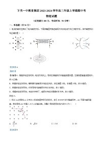 2024大理下关一中高二上学期期中物理试题含解析