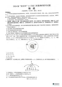 2024届广西贵港市、百色市、河池市高三上学期联考（三模）物理试题