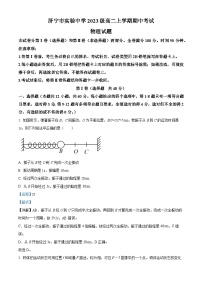 山东省济宁市实验中学2023-2024学年高二上学期期中物理试题（解析版）