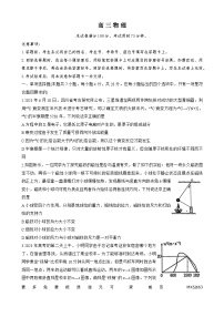 广东省部分学校2023-2024学年高三上学期11月大联考物理试题