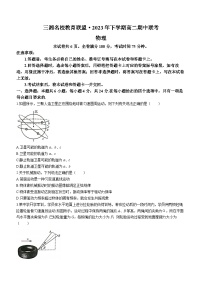 湖南省三湘名校教育联盟2023-2024学年高二上学期11月期中联考物理试卷（Word版附答案）