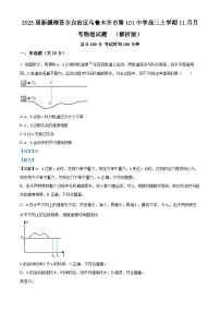 2023届新疆维吾尔自治区乌鲁木齐市第101中学高三上学期11月月考物理试题  （解析版）