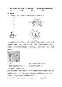 重庆市第八中学校2023-2024学年高二上学期半期考试物理试卷(含答案)