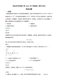 湖南省张家界市民族中学2023-2024学年高二上学期期中考试物理试题（解析版）