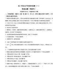 2024青岛莱西高二上学期11月期中考试物理含解析