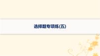 适用于新高考新教材2024版高考物理二轮复习题型专项练选择题专项练五课件