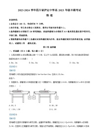 四川省泸定中学2023-2024学年高一上学期11月期中考试物理试题（Word版附解析）