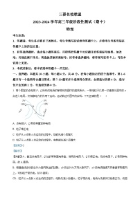 山西省三晋名校联盟2023-2024学年高三上学期期中阶段测试物理试题（Word版附解析）