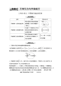 考点01 开普勒行星运动定律（解析版）—高中物理
