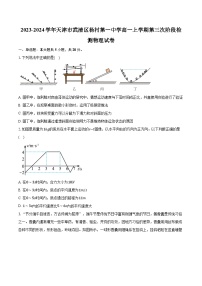 2023-2024学年天津市武清区杨村第一中学高一上学期第三次阶段检测物理试卷（含解析）