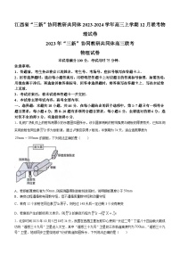 2024江西省“三新”协同教研共同体高三上学期12月联考物理试卷