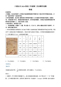 2024届贵州省六盘水市高三上学期模拟预测物理试题