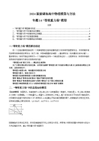 专题14 “等效重力场”模型---备战2024年高考物理模型与方法（新课标）