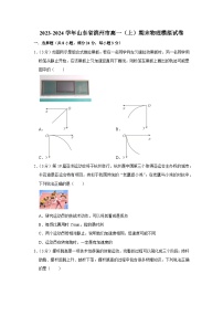 山东省滨州市2023-2024学年高一上学期期末模拟物理试卷