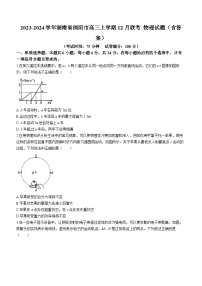 2023-2024学年湖南省浏阳市高三上学期12月联考 物理试题（含答案）