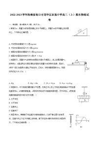 2022-2023学年海南省海口市龙华区农垦中学高二（上）期末物理试卷（含解析）